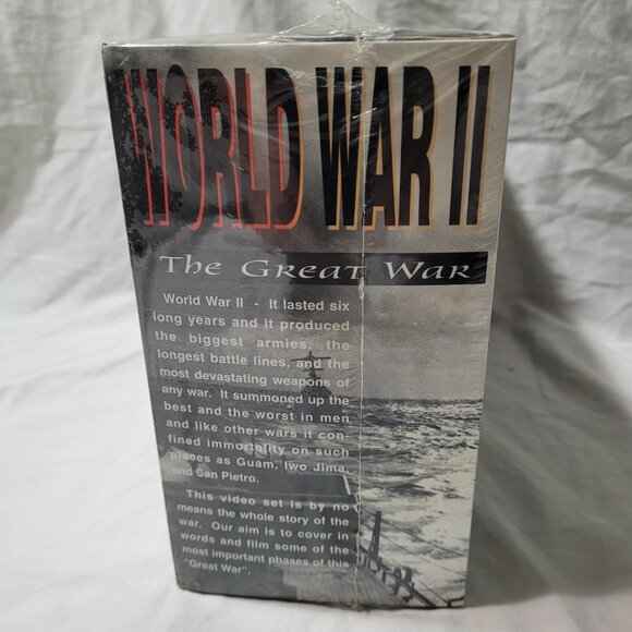 World War II The Great War VHS Series 10 Tape Collection Made USA Vintage Sealed - Picture 5 of 9